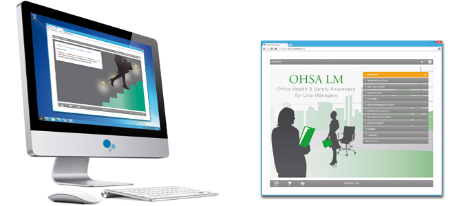 Office Health & Safety for Line Managers E-learning Course Screenshot