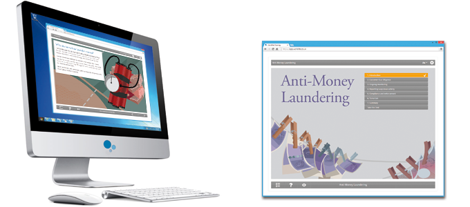 Anti-Money Laundering E-learning Course Screenshot