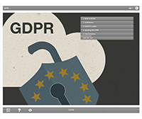 General data protection regulations (GDPR) E-learning Course Screenshot