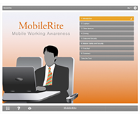 Mobile Workers (MobileRite) E-learning Course Screenshot
