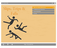 Slips, Trips & Falls E-learning Course Screenshot
