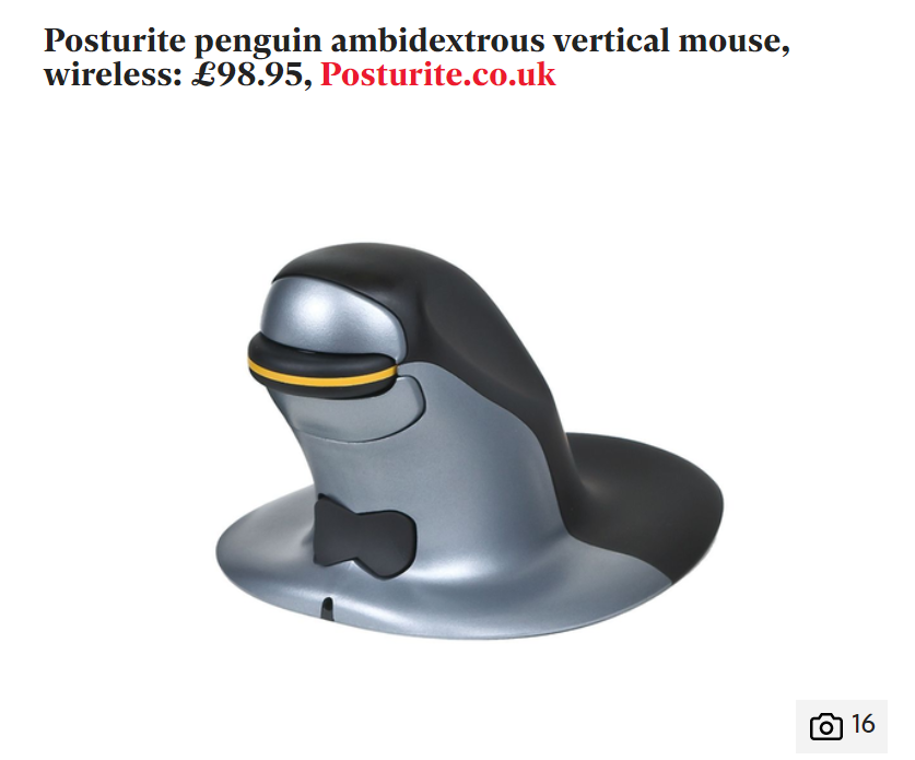 Penguin vertical mouse