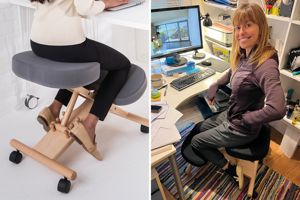 Perfect work-from-home chair lets you sit in weird comfortable