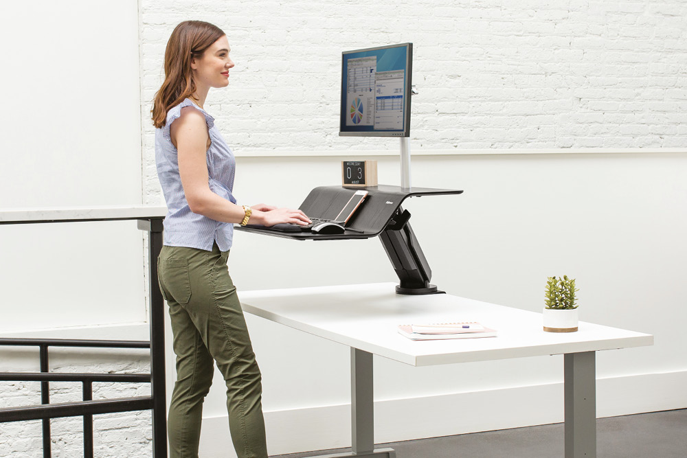 Lotus sit stand desk from Posturite