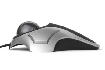 Side view of the Kensington Orbit® Optical Trackball Mouse