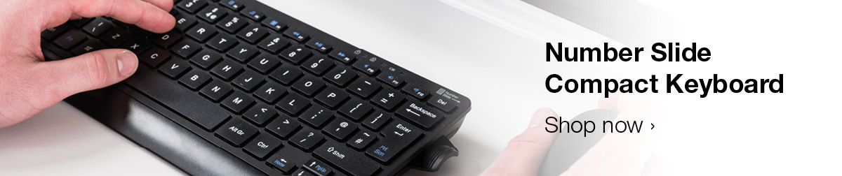 Click here to shop our Number Slide Compact Keyboard